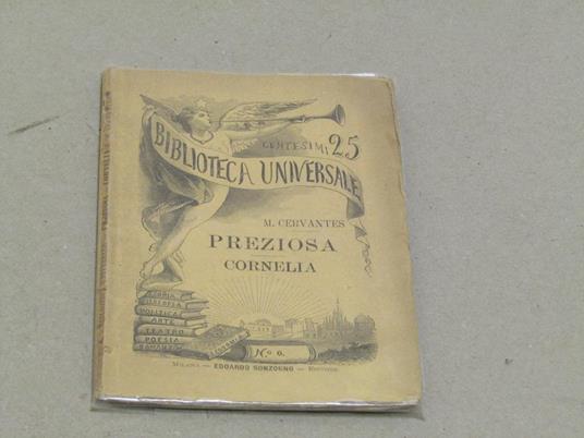 Preziosa e Cornelia - Miguel de Cervantes - copertina