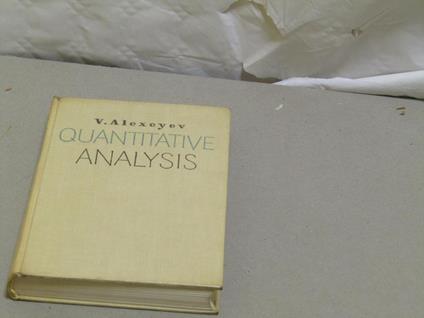 Quantitative analysis - copertina