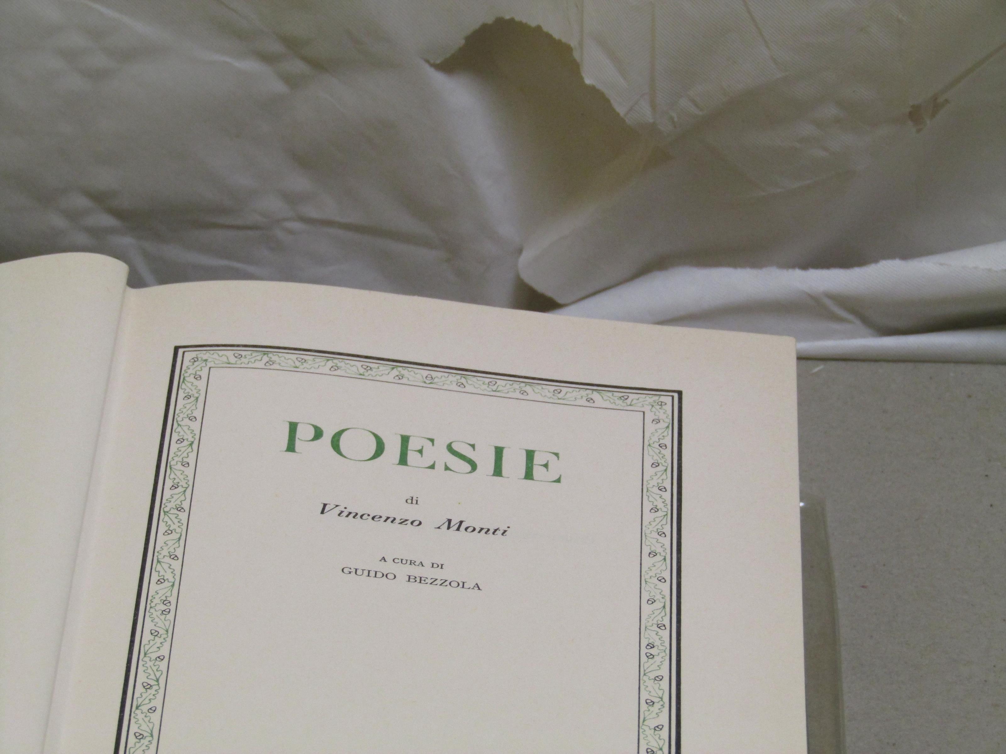 Vincenzo Monti - Gian Franco Chiodaroli. Versione dell"Iliade"- Poesie