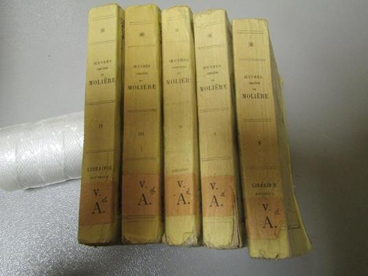 Oeuvres Completes - De J. - B. Poquelin - Nouvelle Èdition Par M. Philarãƒâ¨Te Chasles - Molière - copertina