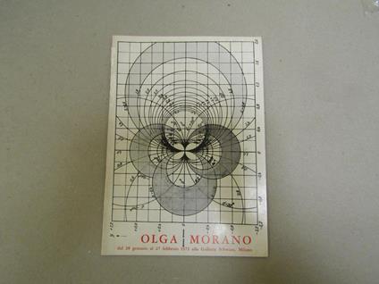Olga Morano Catalogo Della Mostra, Milano, Galleria Schwarz 28 Gennaio - 27 Febbraio 1971 - Jean-Clarence Lambert - copertina