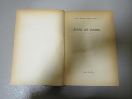 Pietro Bianchi - Franco Berutti. Storia del cinema - Pietro Bianchi - copertina