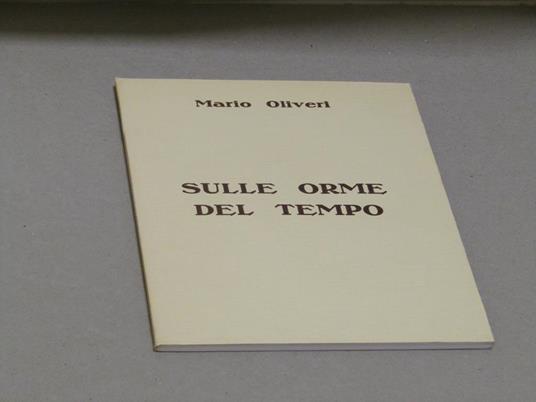 Sulle orme del tempo - Mario Oliveri - copertina