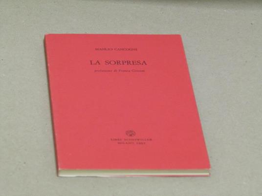 Manlio Cancogni. La sorpresa. I edizione - Manlio Cancogni - copertina