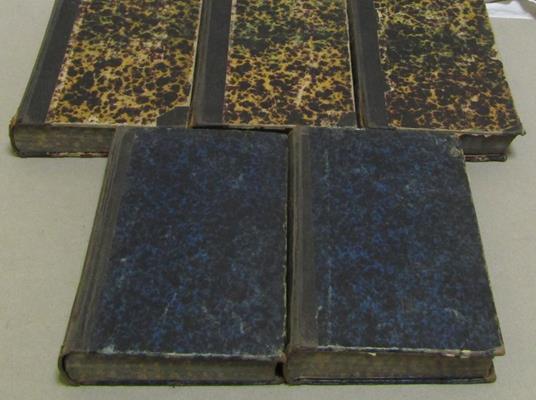 Storia d'una famiglia di proletari lungo il corso dei secoli, Volume I, II, III, IV, V - Eugène Sue - copertina