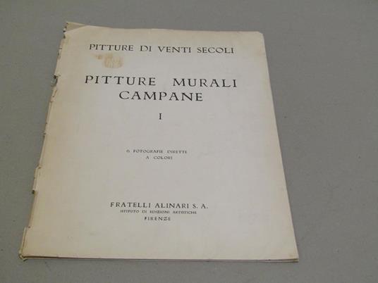 Pitture murali campane - Giovanni Becatti - copertina