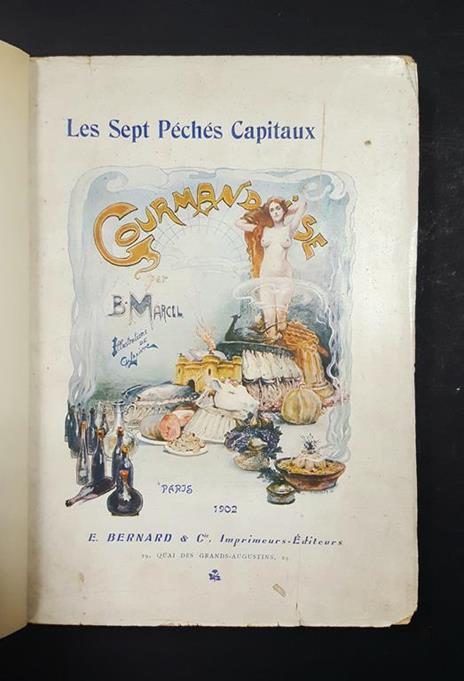 Les Les Sept Peches Capitaux. La Gourmandise Illustrations De Ch. Lapierre P - B. Marcel - 2