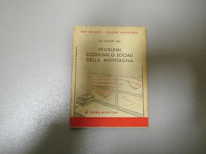 Problemi Economico-Sociali Della Montagna - Giuseppe Mira - copertina