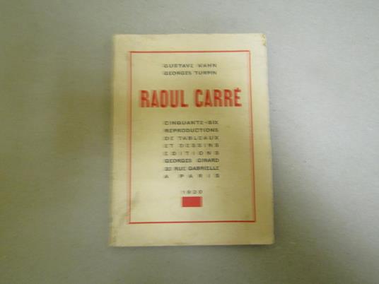 Raoul Carrè Cinquante - Sex Reproductions De Tableaux De Dessins - Gustave Kahn - copertina