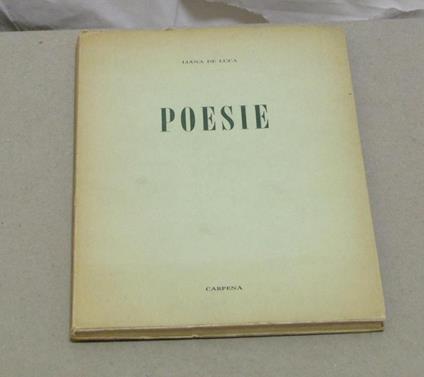 Poesie - Liana De Luca - copertina