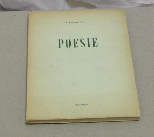 Poesie - Liana De Luca - copertina