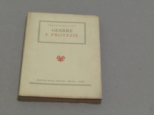 Ernesto Bozzano. Guerre e profezie - Ernesto Bozzano - copertina