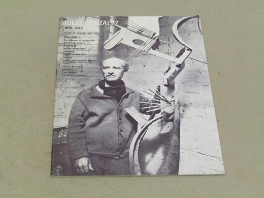 Aa. Vv. Julio Gonzalez - copertina