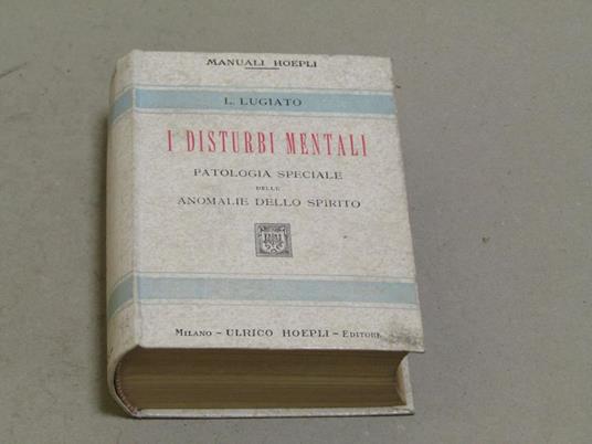 I disturbi mentali - Luigi Lugiato - copertina