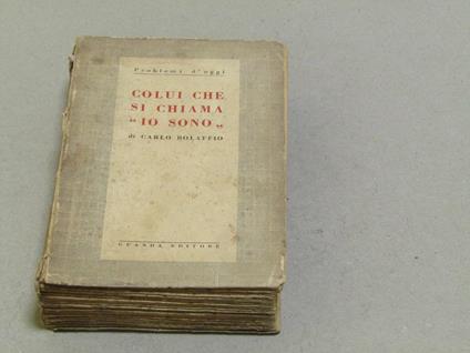 Colui che si chiama "Io sono" - copertina