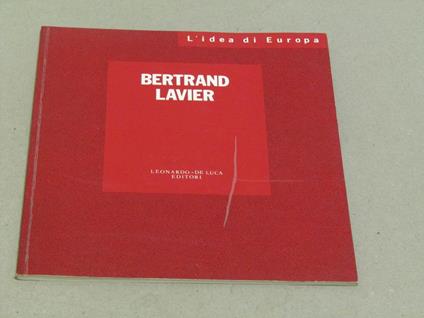 Aa. Vv. Bertrand Lavier - copertina