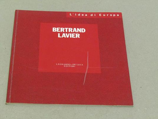 Aa. Vv. Bertrand Lavier - copertina