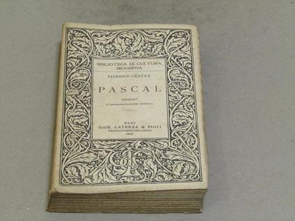Pascal - Federico P. Gentile - copertina
