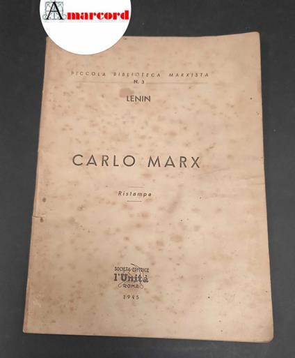 Carlo Marx - Lenin - copertina