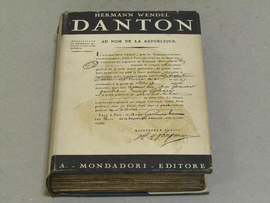 Danton - Hermann Wendel - copertina