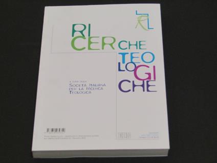 Aa. Vv. Ricerche Teologiche - copertina