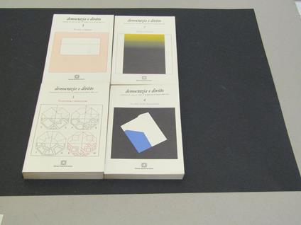 Aa.Vv, Democrazia E Diritto, Vol 1-4 - copertina