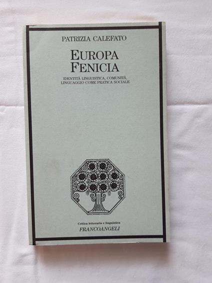 Europa fenicia - Patrizia Calefato - copertina