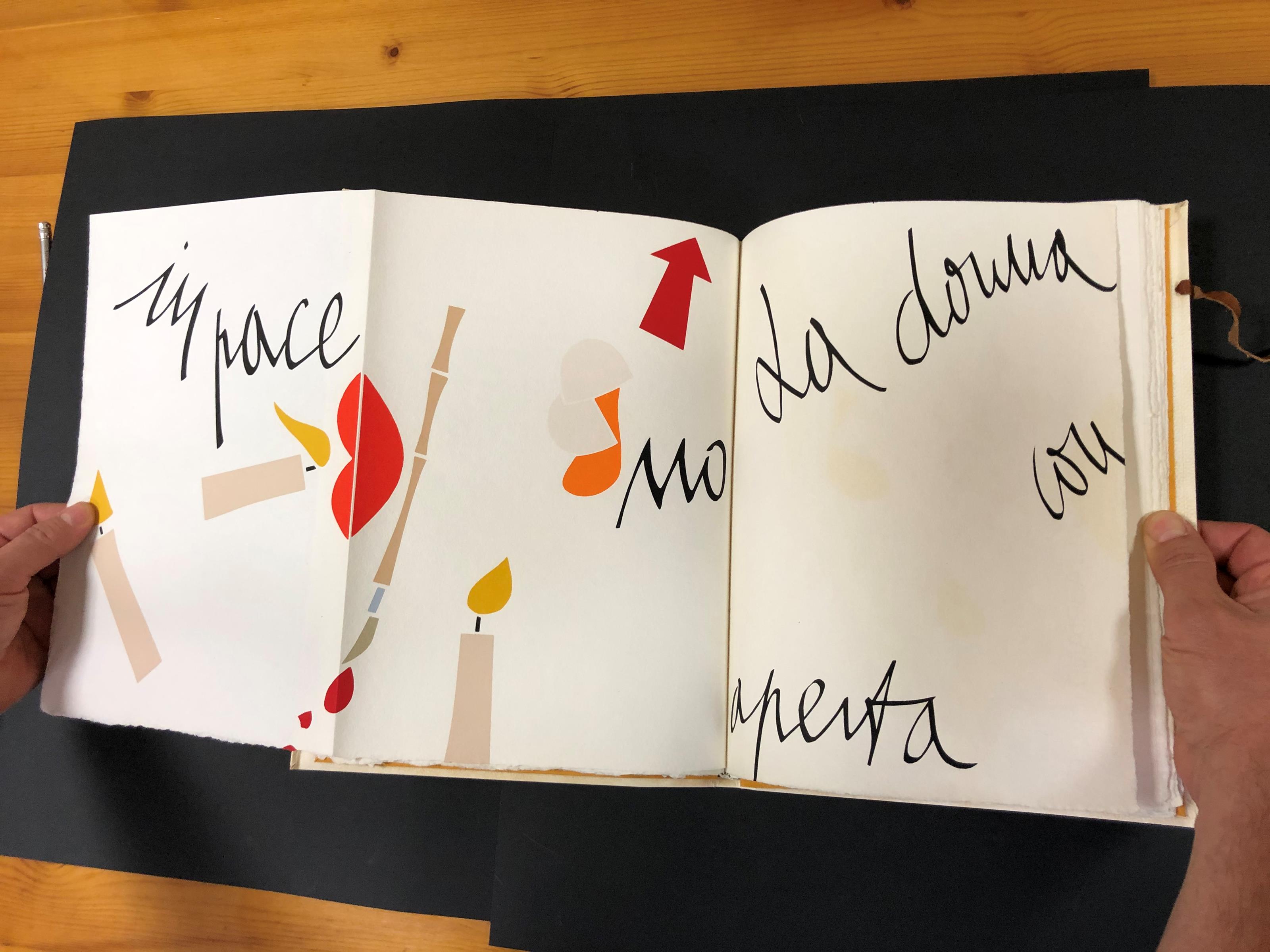 La donna con la bocca aperta, The woman with her mouth open. Con una serigrafia di Emilio Tadini. Plain wrapper press, 1980