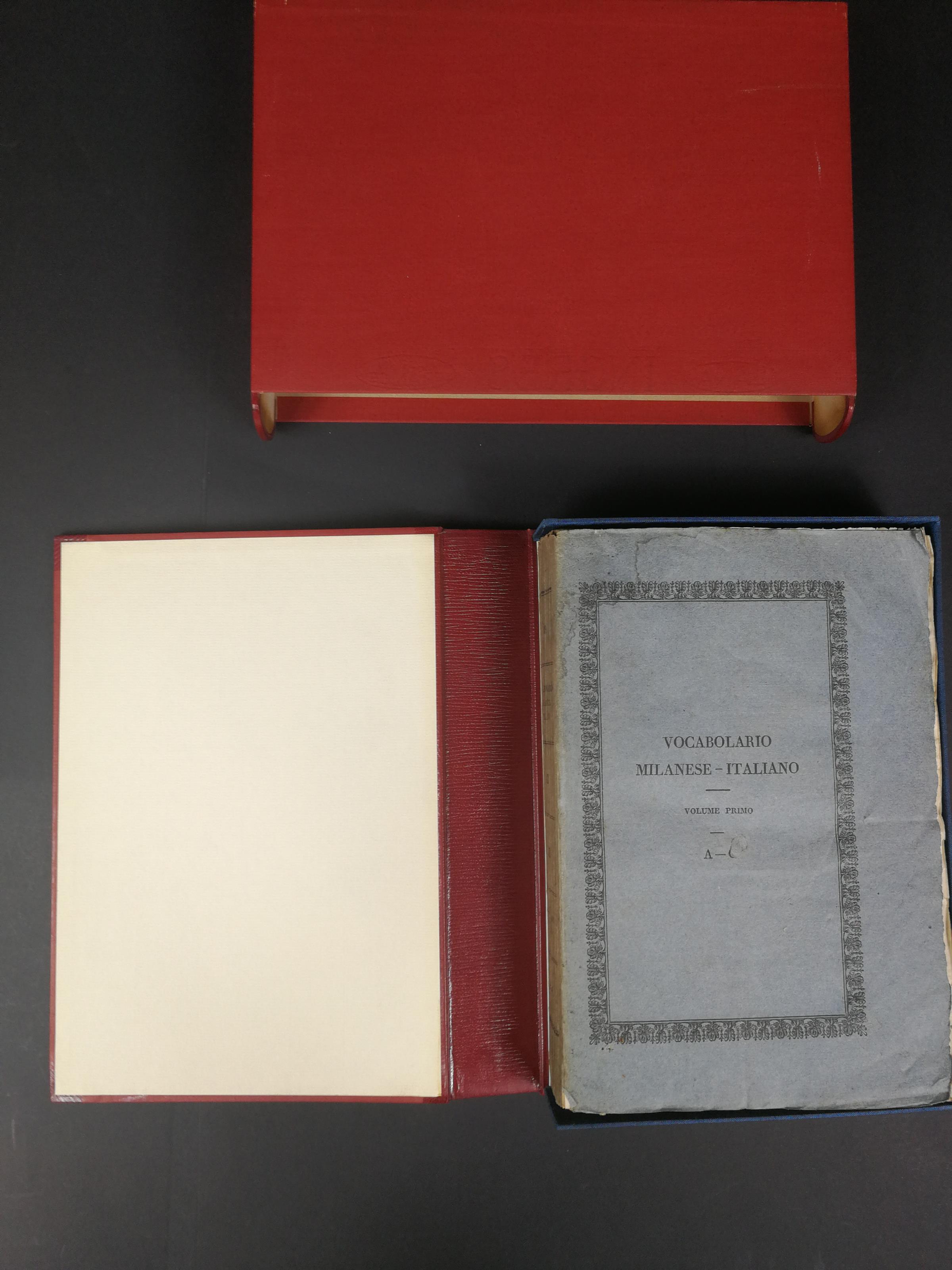 Vocabolario milanese-italiano. Milano, Regia Stamperia, 1839-1856. Il quinto volume Dalla Società Tipografica de' Classici italiani