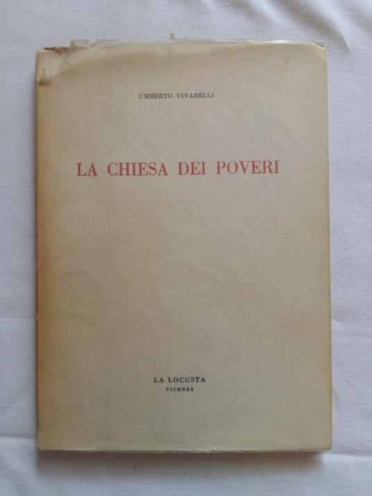 La chiesa dei poveri. La Locusta. 1967 - I - Umberto Vivarelli - copertina
