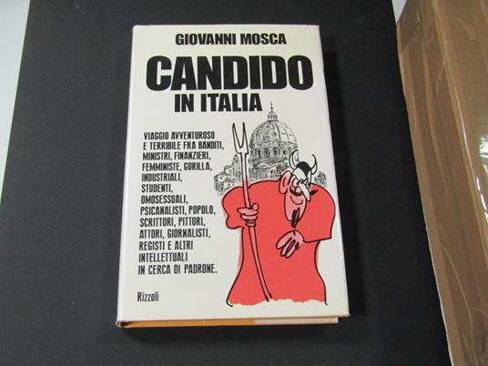 Candido in Italia. Rizzoli. 1976 - I - Giovanni Mosca - copertina