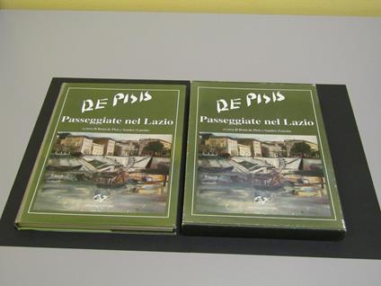 Bona De Pisis e Sandro Zanotto. De Pisis: Passeggiate nel Lazio. Viviani Editore. 1993 - I - copertina