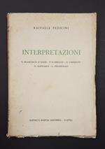 Interpretazioni. Editrice Rispoli Anonima. 1941