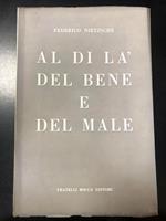 Al di là del bene e del male. Fratelli Bocca Editori 1954