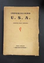 Imperialismo U.S.A. Augustea. 1932