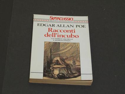 Poe Edgar Allan. Racconti dell'incubo. Rizzoli. 1993 - Edgar Allan Poe - copertina