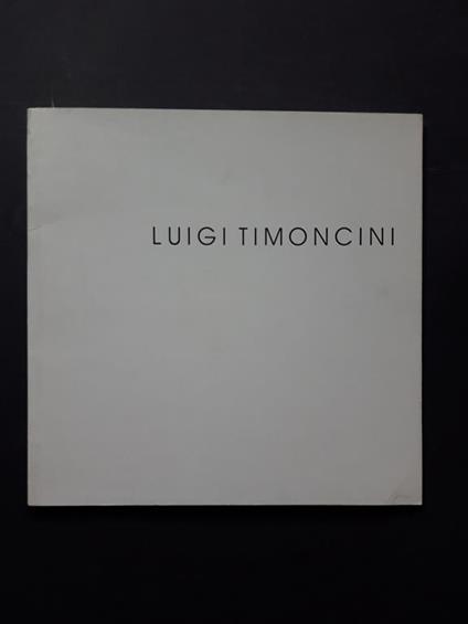 Aa. Vv. Luigi Timoncini. N. D. N. D - copertina