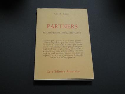 Rogers Carl R. Partners. Casa Editrice Astrolabio. 1974 - I - Carl R. Rogers - copertina