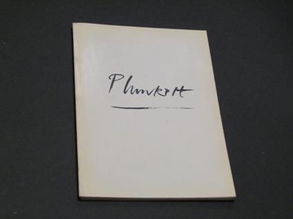 E.C. Plunkett. Galleria Il Collezionista d'arte contemporanea. 1975-I - Giulio Carlo Argan - copertina