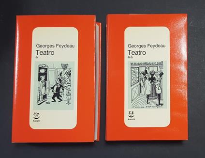 Teatro. Adelphi. 1970. 2 voll. Con cofanetto - Georges Feydeau - copertina