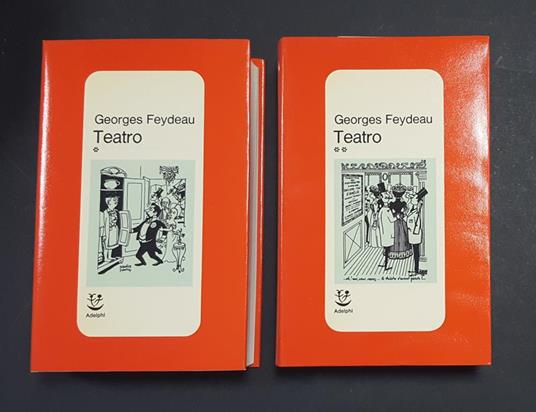 Teatro. Adelphi. 1970. 2 voll. Con cofanetto - Georges Feydeau - copertina