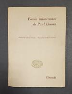 Poesia ininterrotta. Einaudi. 1948 - I