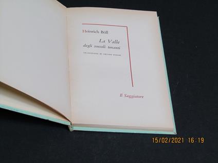 Boll Heinrich. La Valle degli zoccoli tonanti. Il Saggiatore. 1960-I - Heinrich Böll - copertina