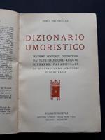 Dizionario umoristico. Hoepli. 1935-I