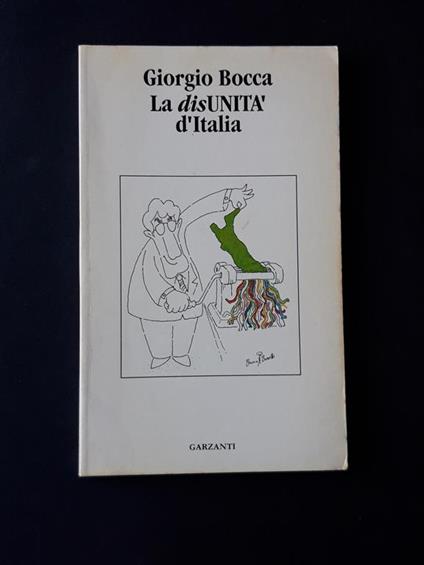 La disunità d'Italia. Garzanti. 1992 - I - Giorgio Bocca - copertina