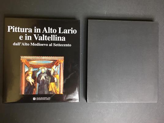 Pittura in Alto Lario e in Valtellina. Dall'Alto Medioevo al settecento. Cariplo. 1995. Con cofanetto - Mina Gregori - copertina