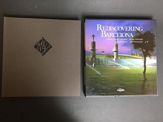Aa.Vv. Reencontrar Barcelona. Lunwerg Editores. S.D. Con Cofanetto - copertina