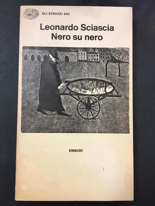 Nero su nero. Einaudi. 1979-I - Leonardo Sciascia - copertina