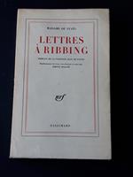 Lettres à Ribbing. Gallimard. 1960-I