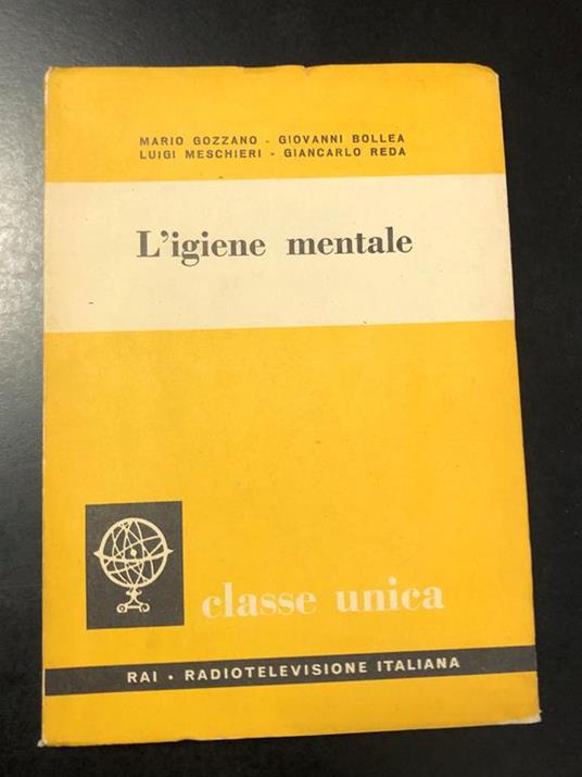 Aa. Vv. L'Igiene Mentale. Eri 1961 - copertina